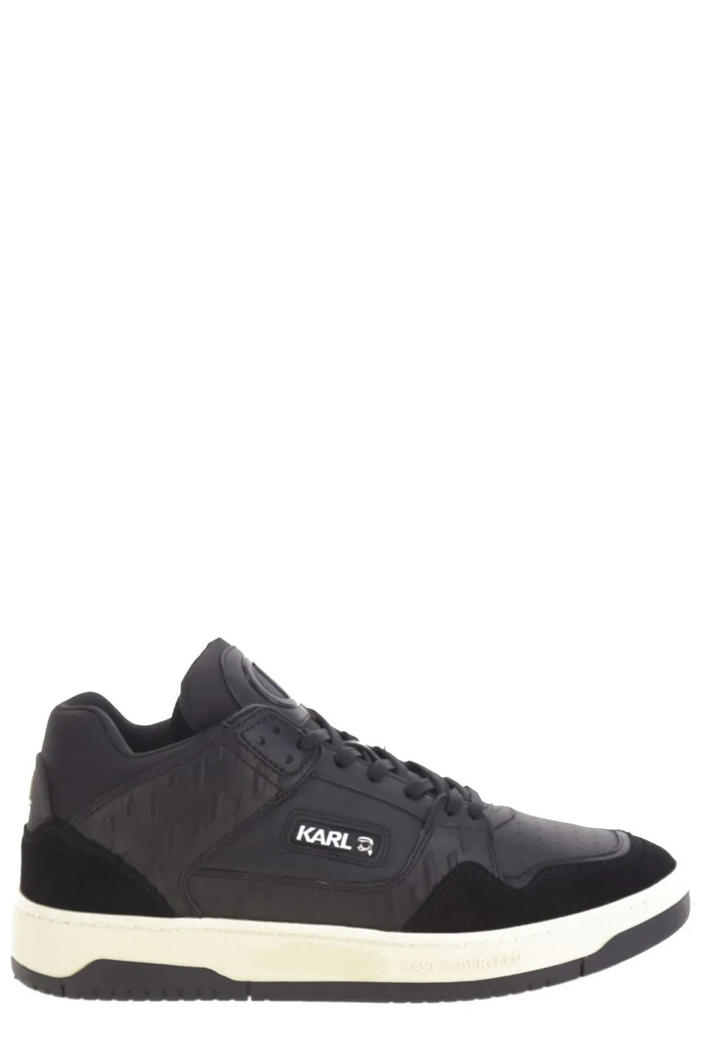 Karl Lagerfeld Logo Patch Lace-Up Sneakers