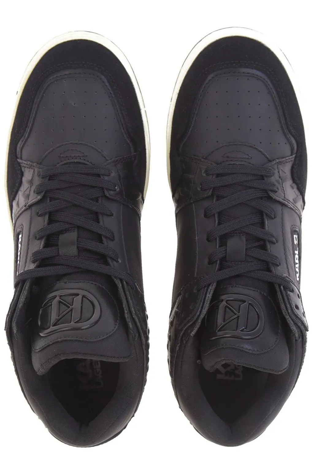 Karl Lagerfeld Logo Patch Lace-Up Sneakers
