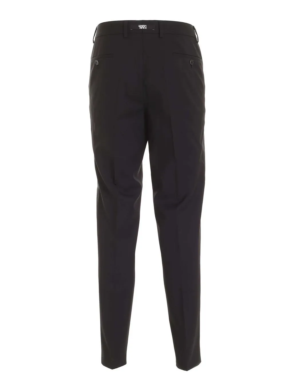 Karl Lagerfeld Logo Detailed Tailored Pants