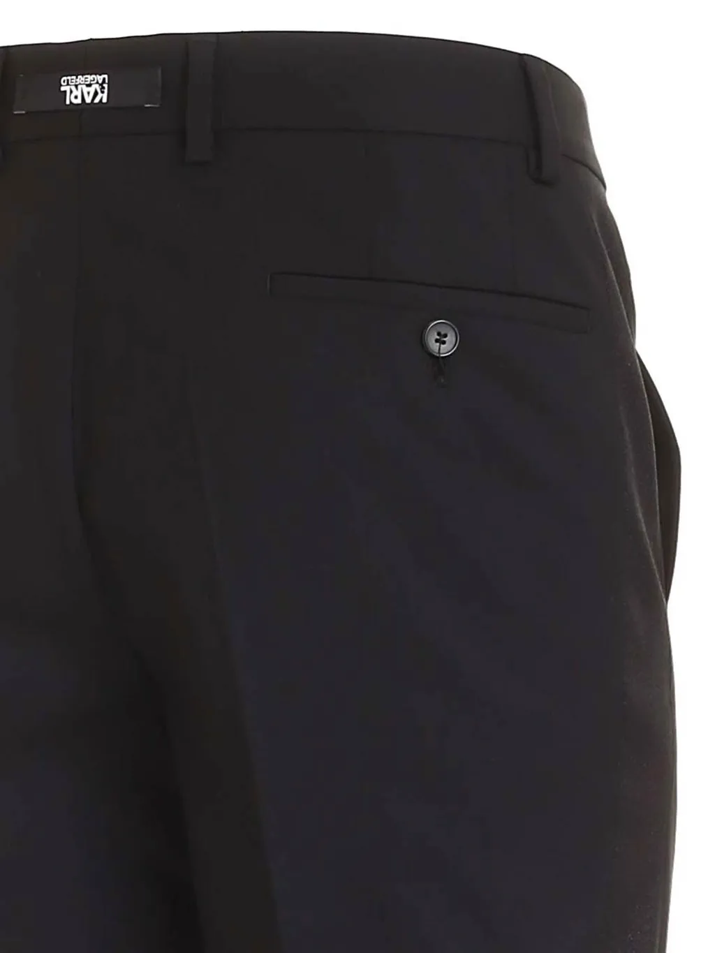 Karl Lagerfeld Logo Detailed Tailored Pants