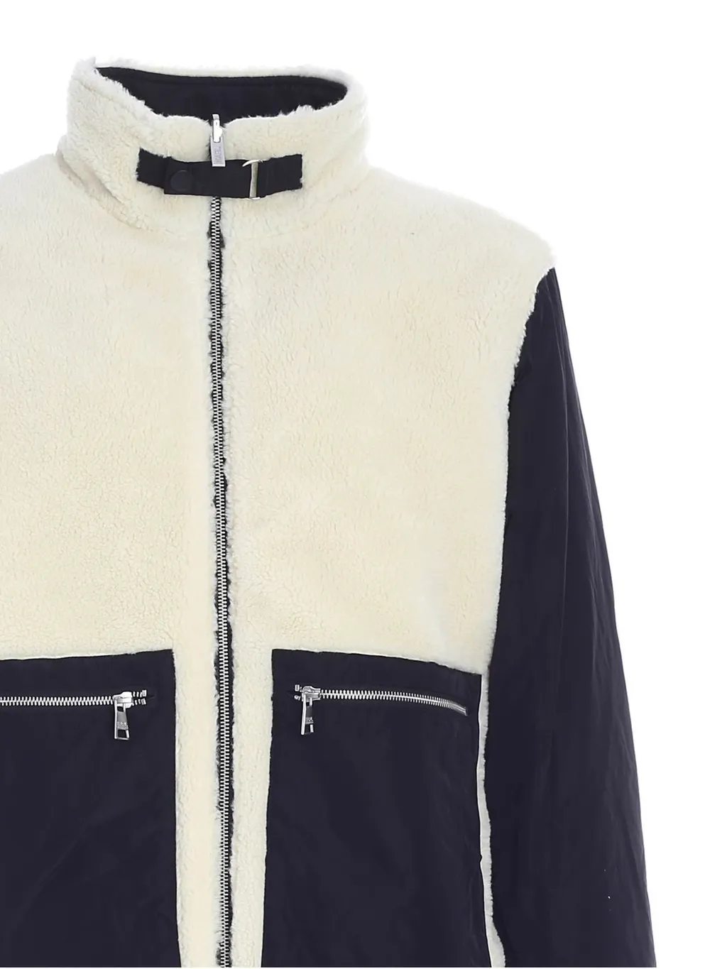 Karl Lagerfeld Teddy-Effect Reversible Jacket
