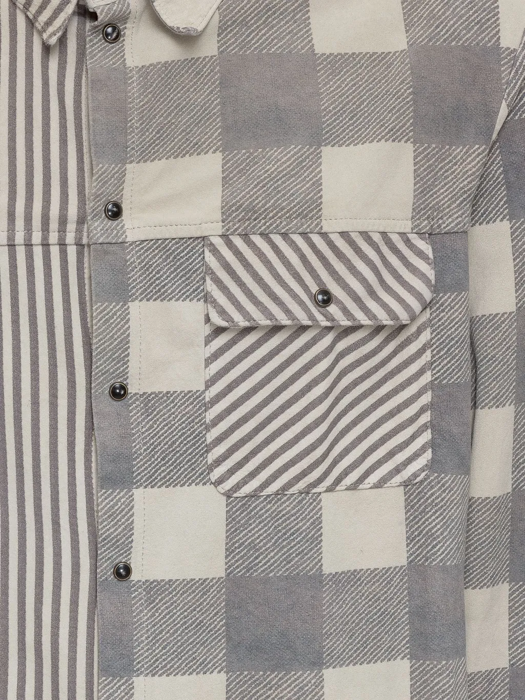 Keep In Touch Patchwork Shirt
