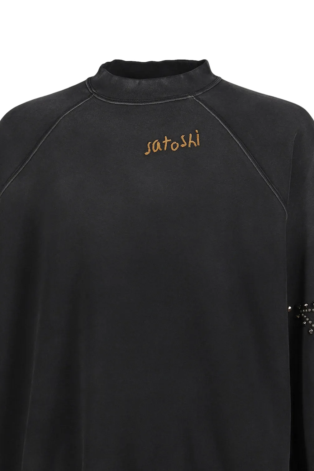 Star Studded Crewneck / Black
