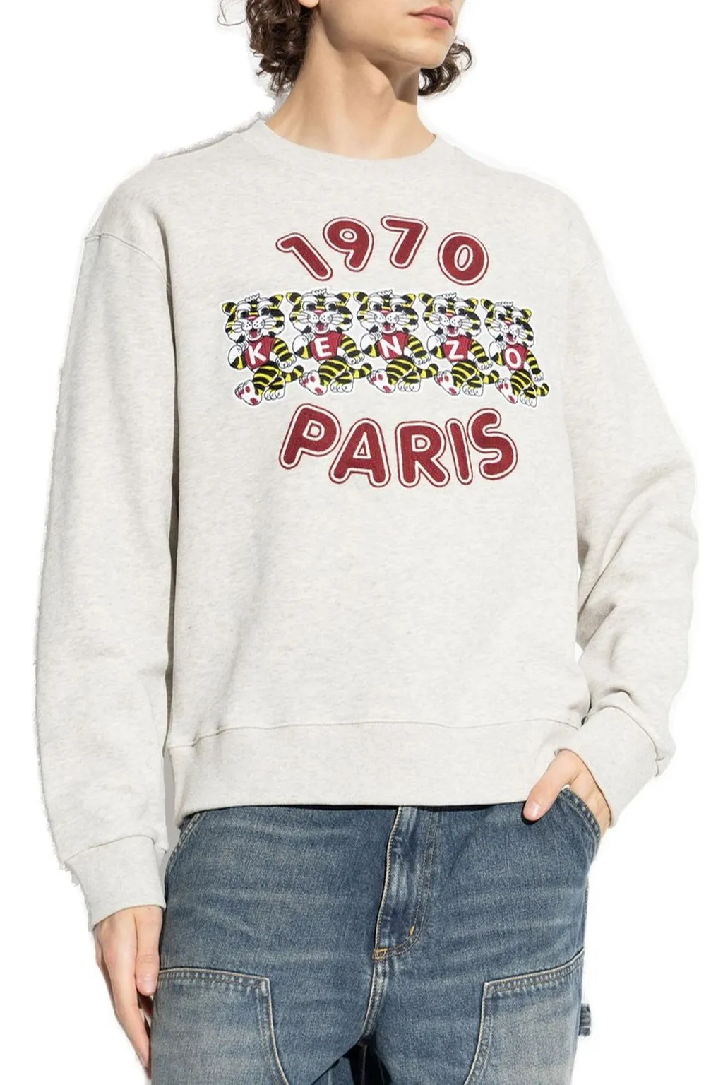 Kenzo Wild Tiger Embroidered Sweatshirt