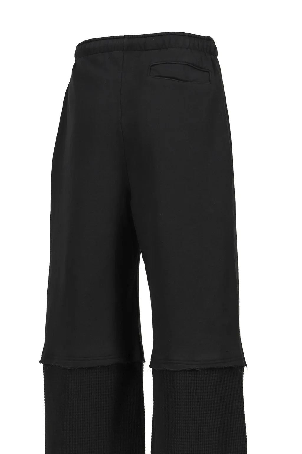 Studded Double Layer Sweatpant / Blk