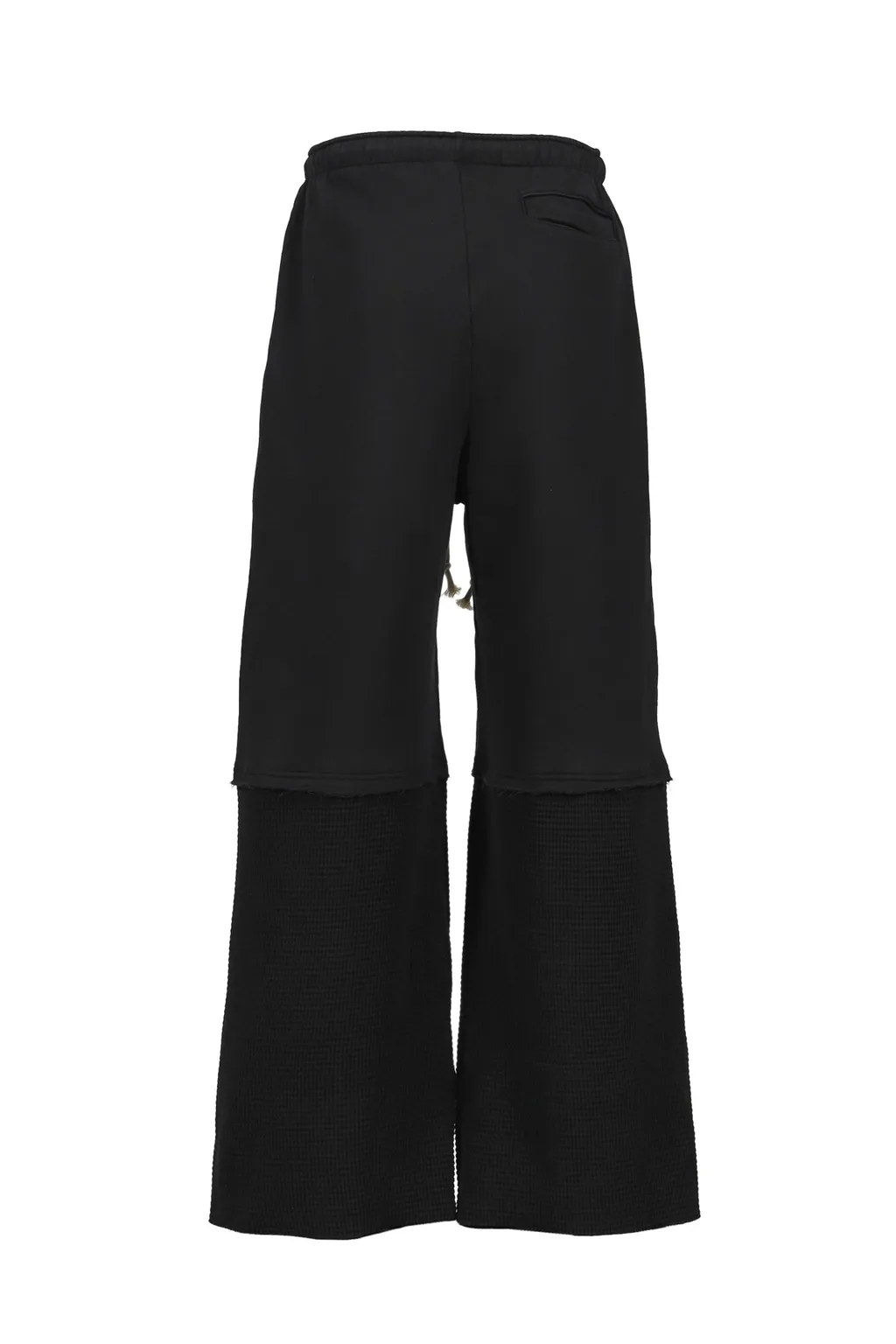 Studded Double Layer Sweatpant / Blk