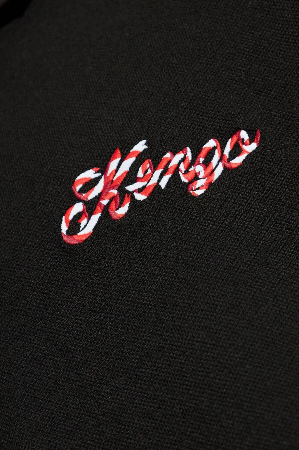Kenzo Kenzo Winter Holidays Embroidered Slim Polo Shirt