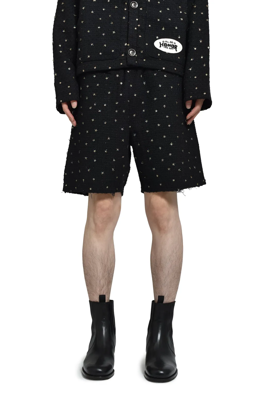 Beaded Shorts / Black