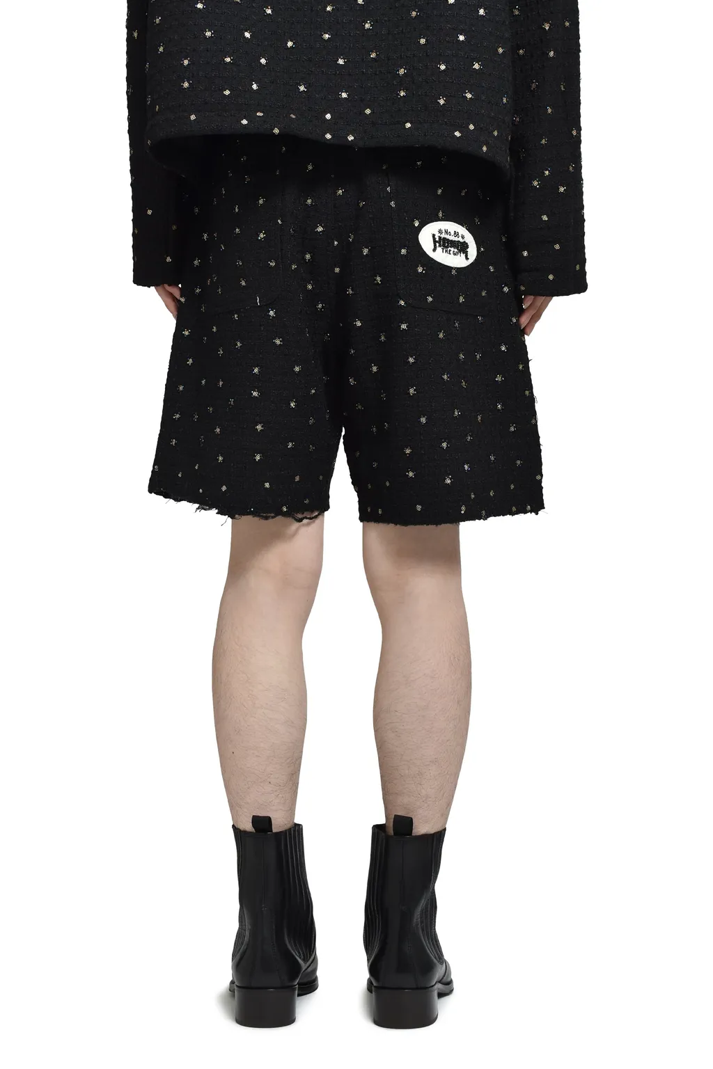 Beaded Shorts / Black