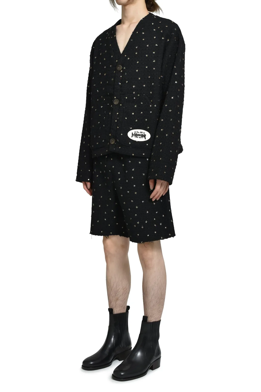Beaded Shorts / Black