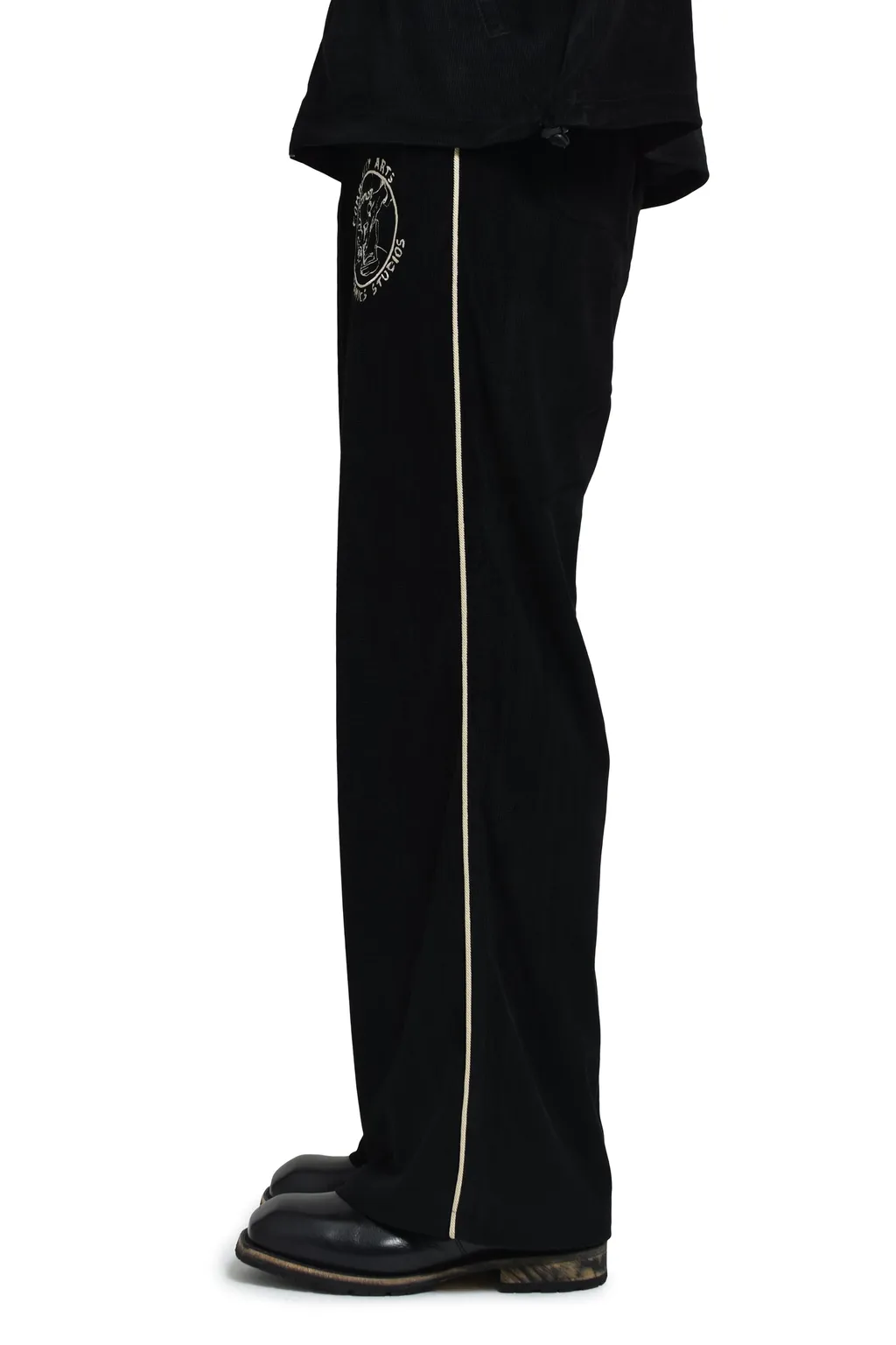 Piping Track Pant / Black
