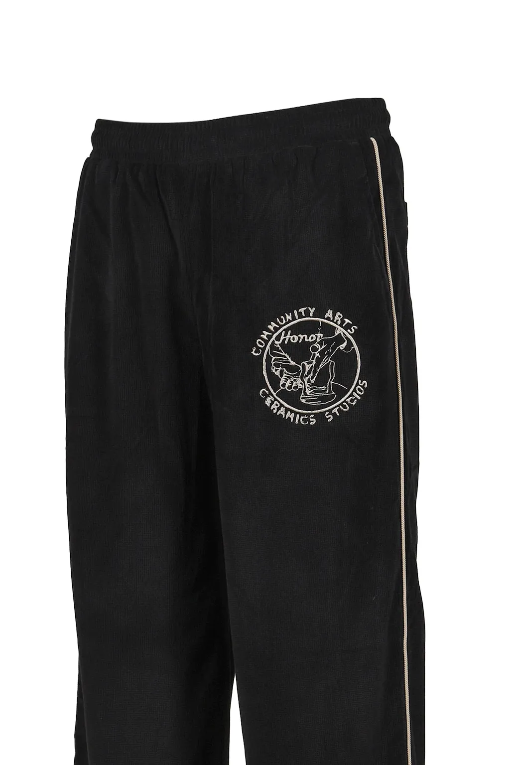 Piping Track Pant / Black