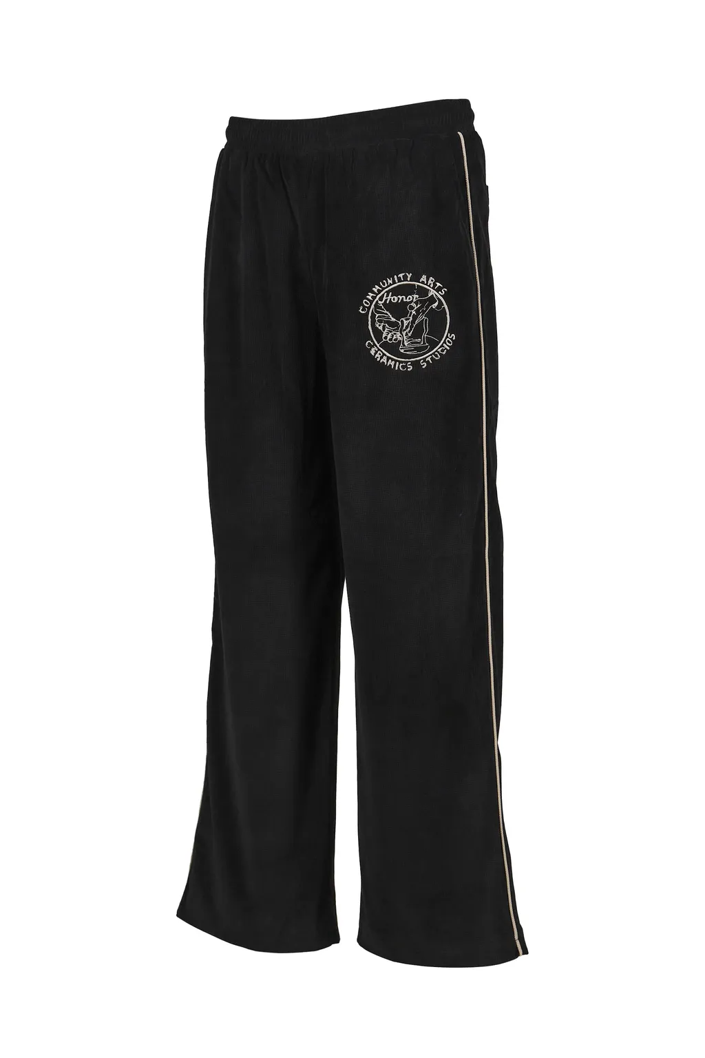 Piping Track Pant / Black