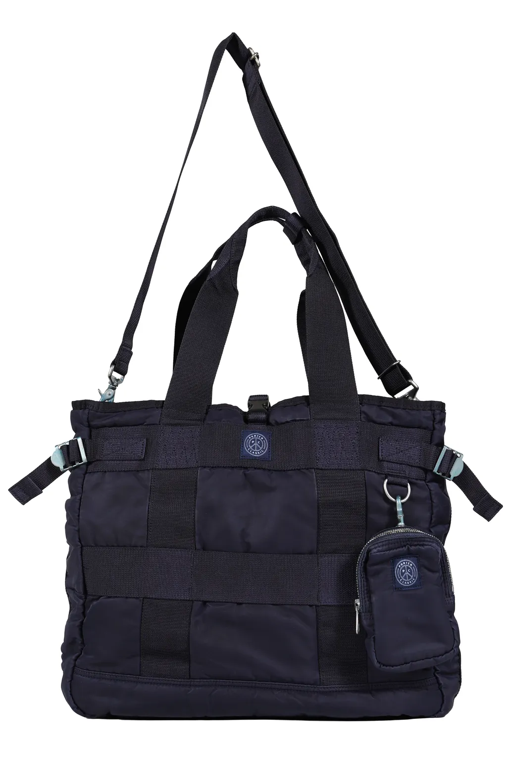 Super Nylon Tote Bag / Blu
