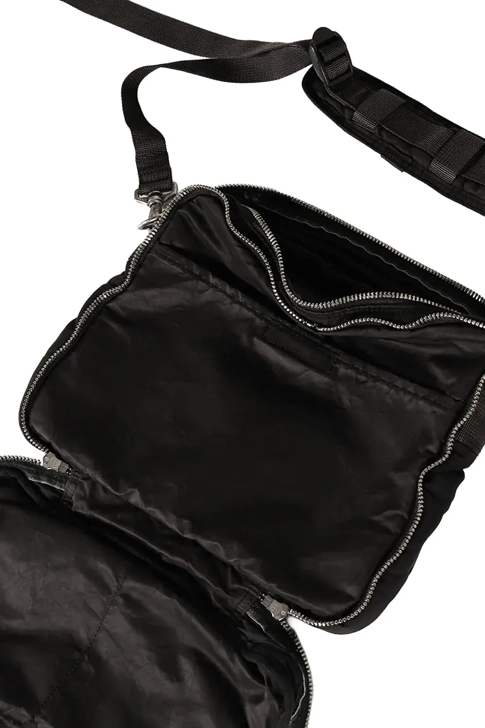 Super Nylon Simple Shoulder Bag / Blk