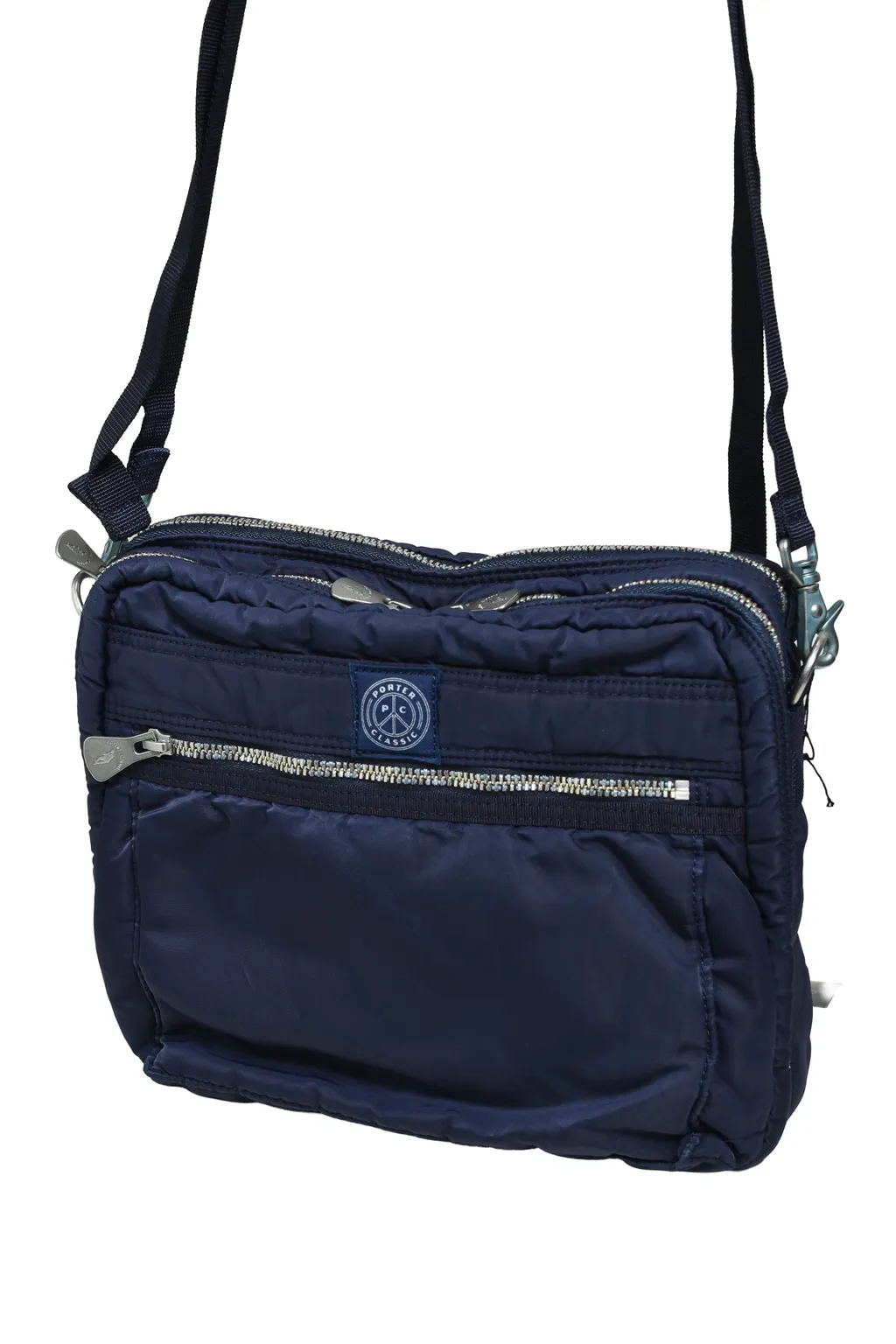 Super Nylon Simple Shoulder Bag / Blu
