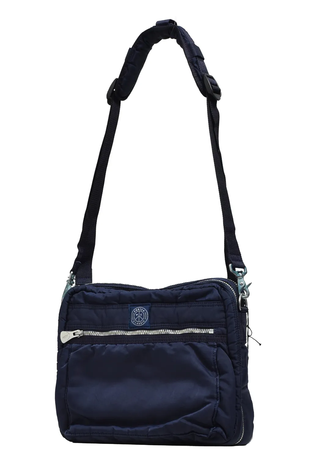 Super Nylon Simple Shoulder Bag / Blu