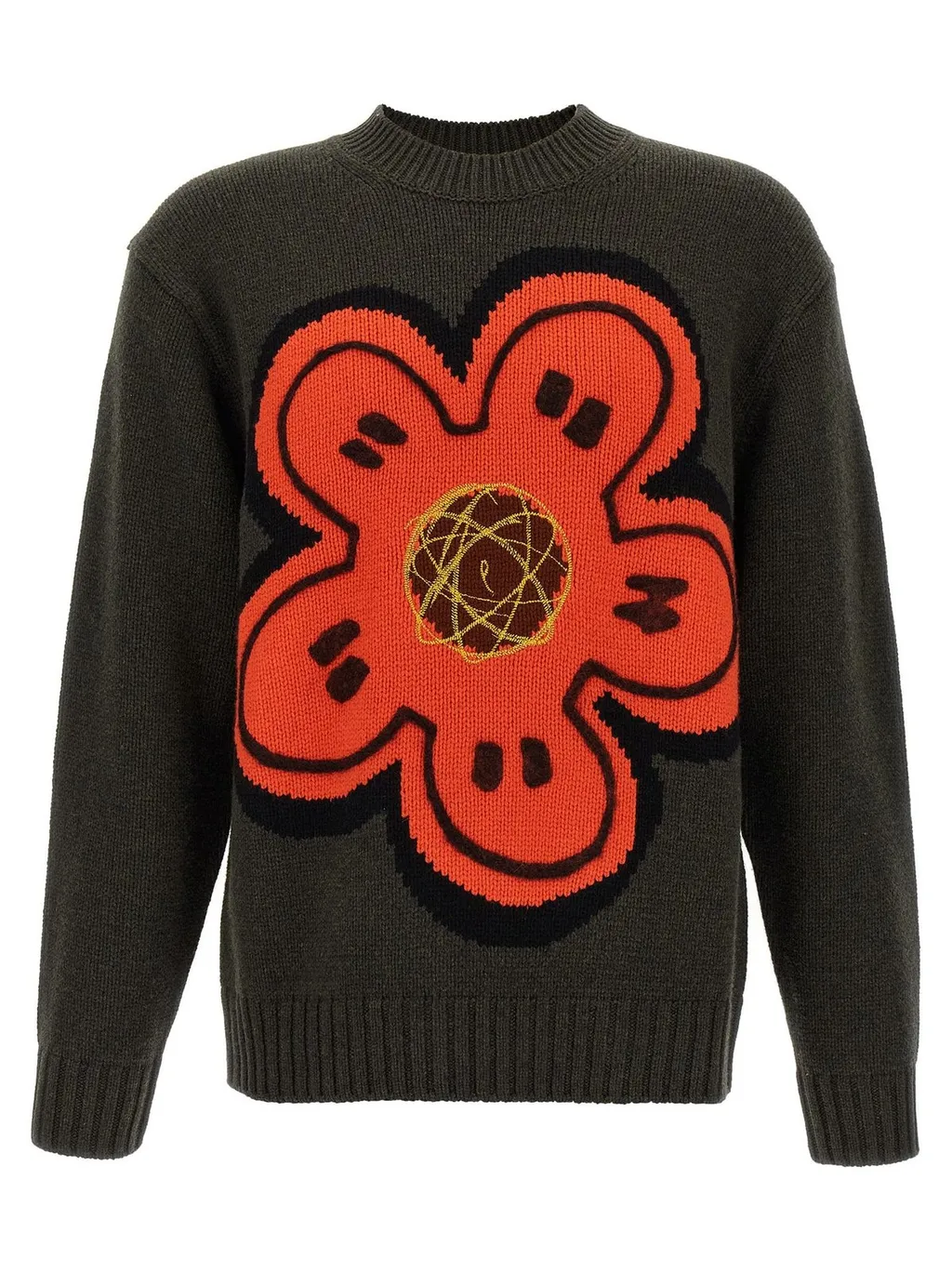 Kenzo X Futura 2000 Embroidered Knitted Jumper