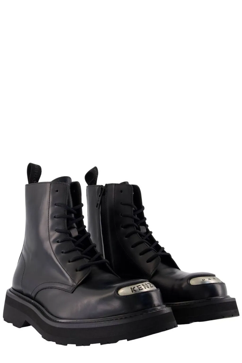 Kenzo Smile Lace-Up Ankle Boots