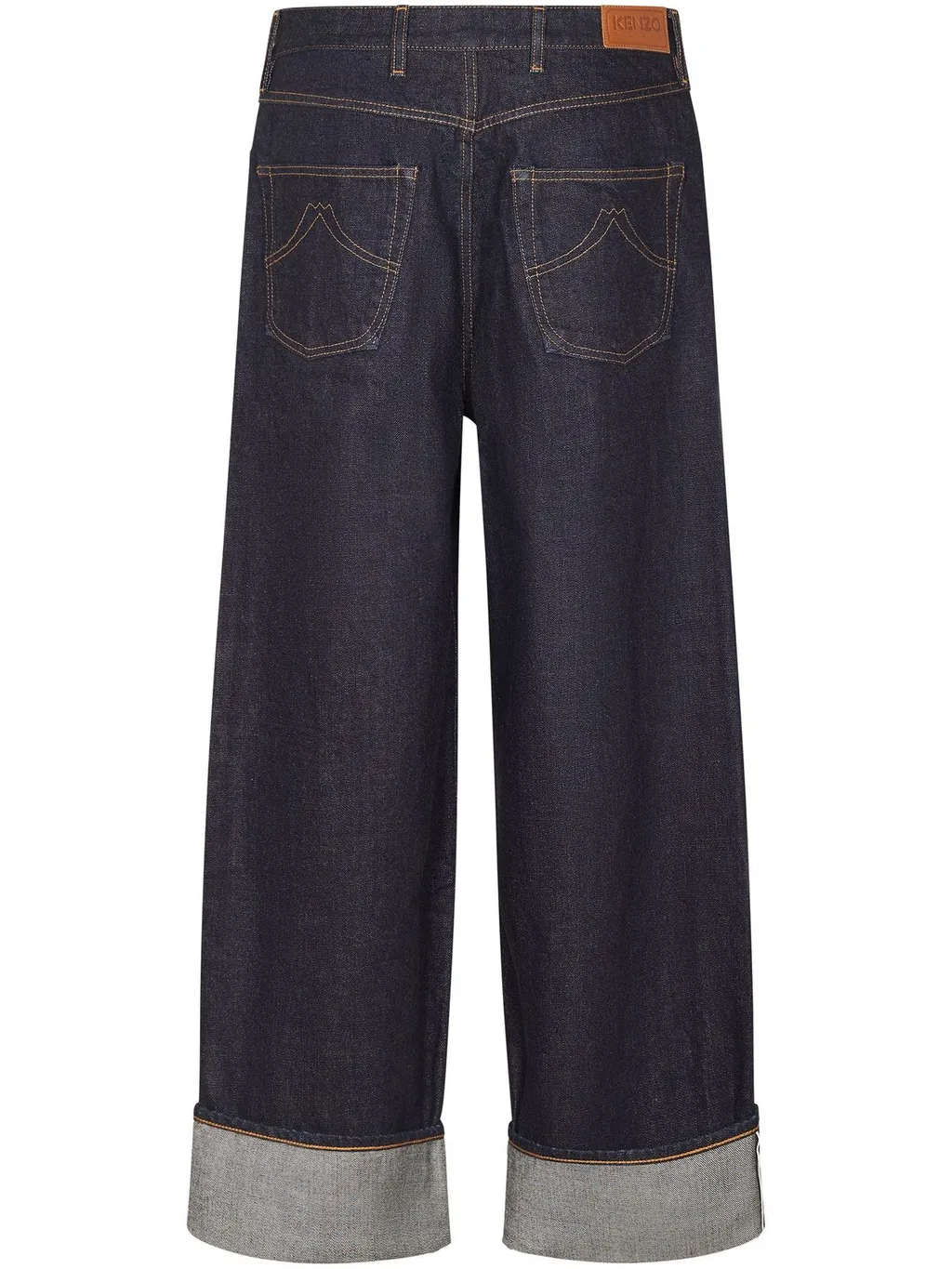 Kenzo Turn-Up Hem Jeans