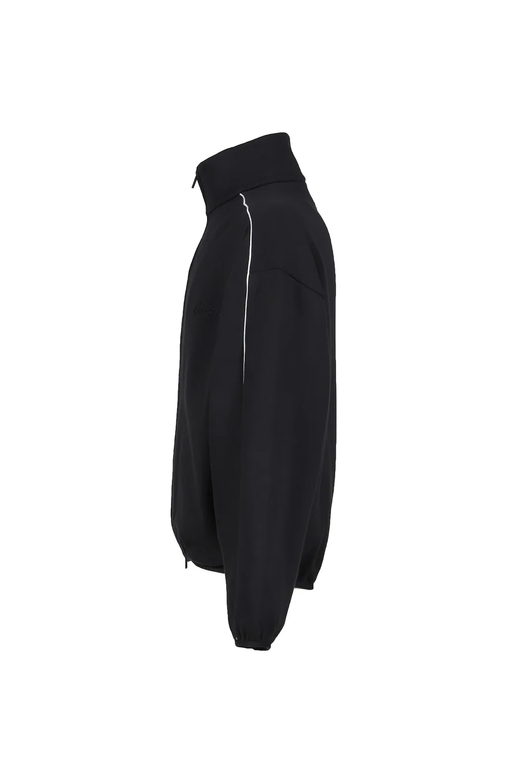 Modern Fit Fleece Track Jacket / Jet Blk/Cloud Wht