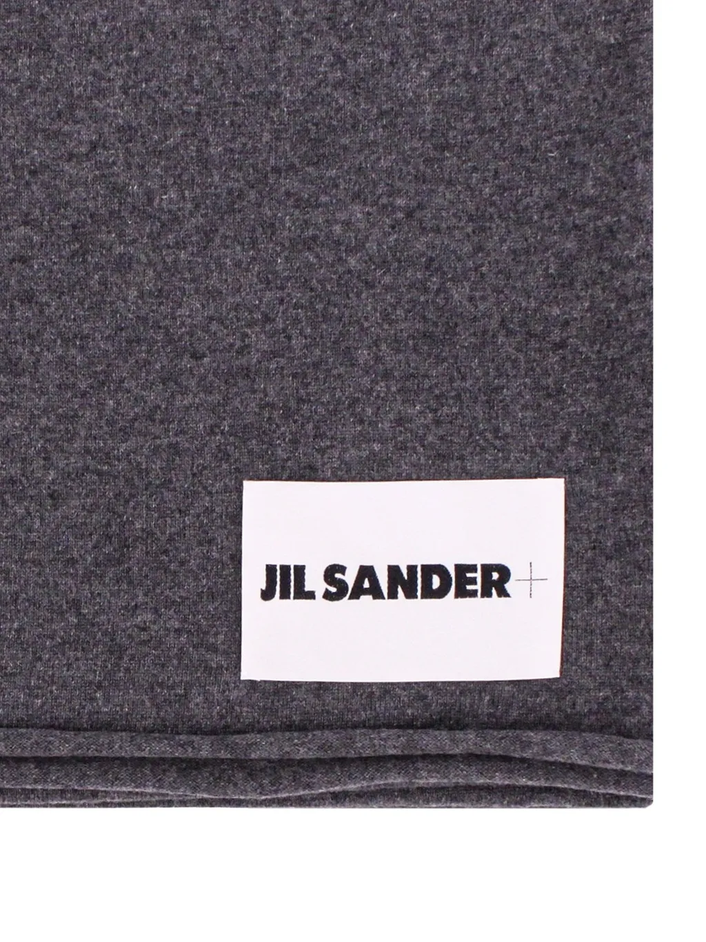 Jil Sander+ Logo-Patch Knitted Scarf
