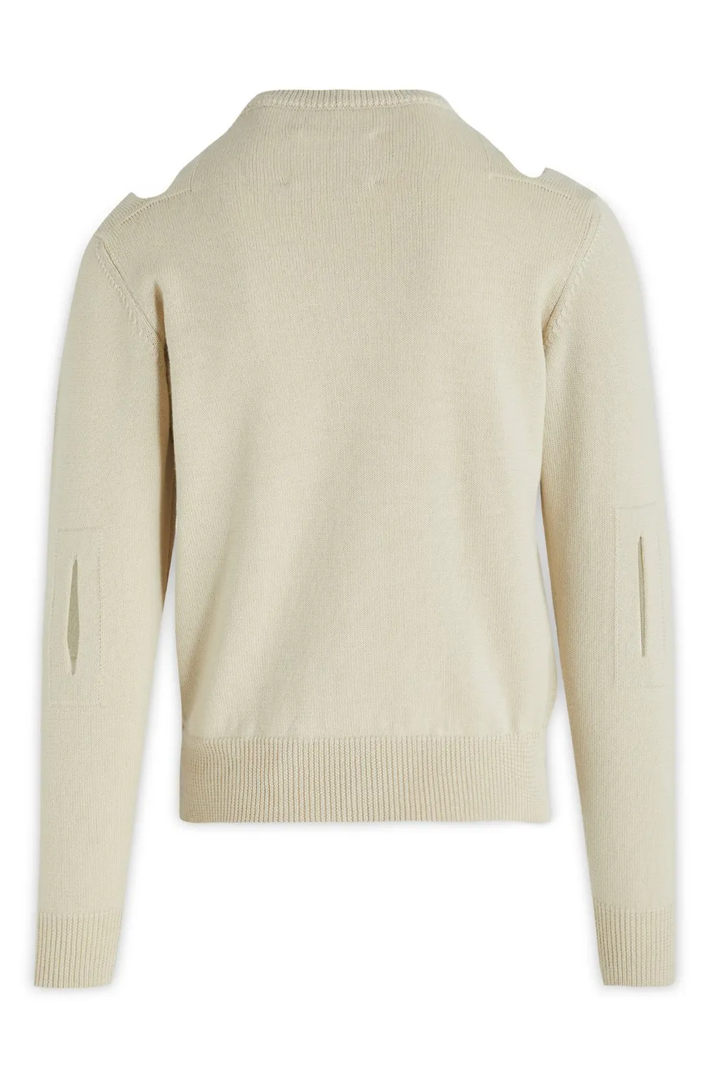 Jil Sander Cut-Out Detailed Crewneck Jumper