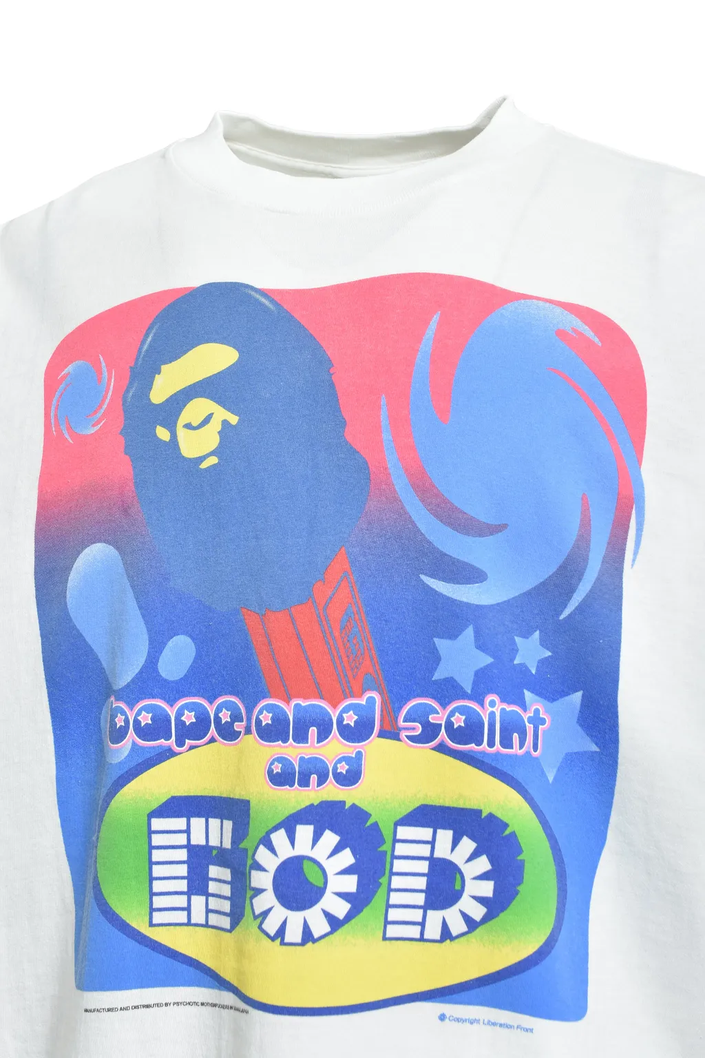 Bape_Ss Tee/God / Wht