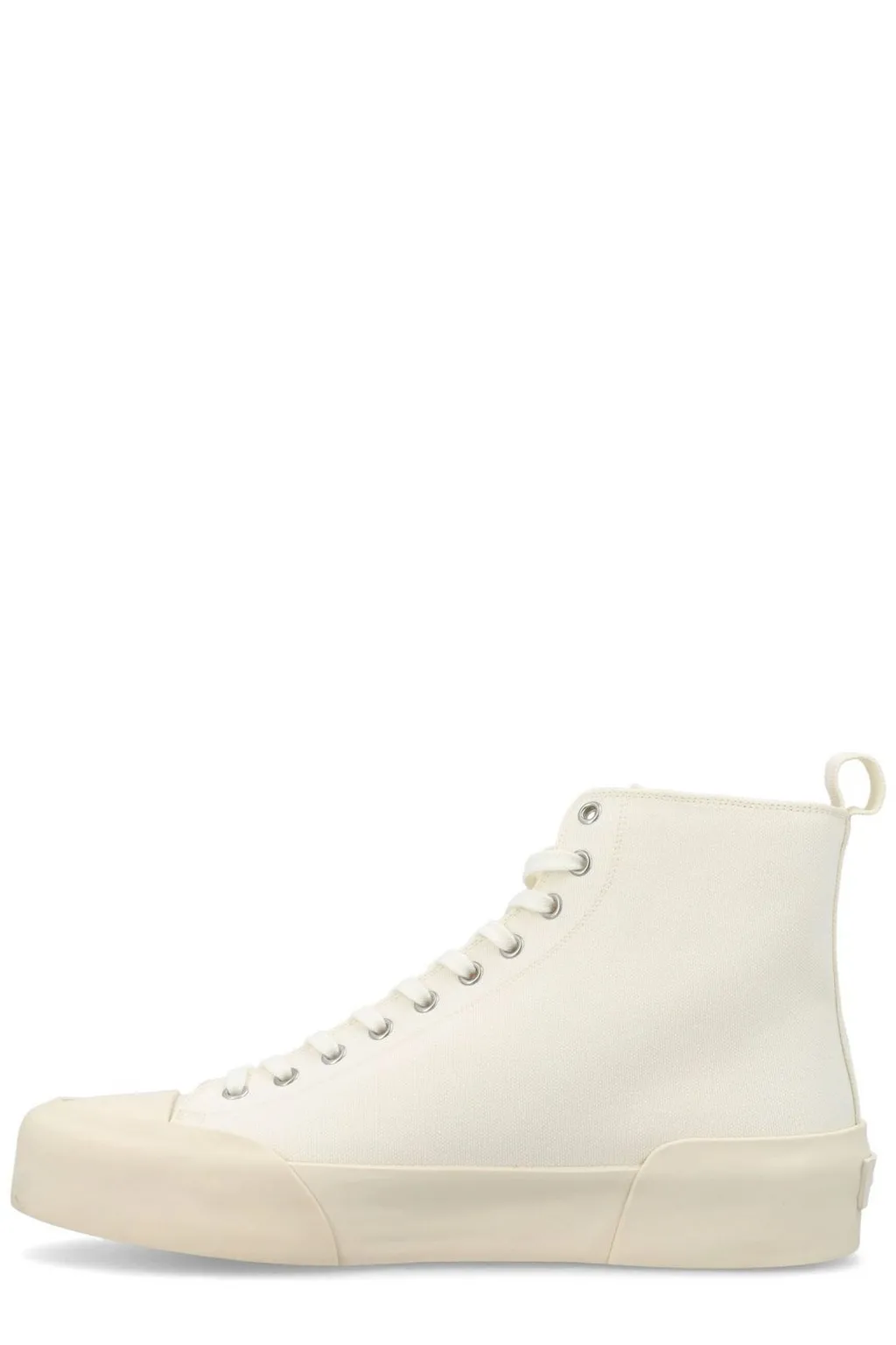 Jil Sander High-Top Lace-Up Sneakers