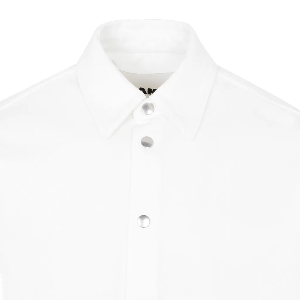 Jil Sander Long-Sleeved Buttoned Denim Shirt