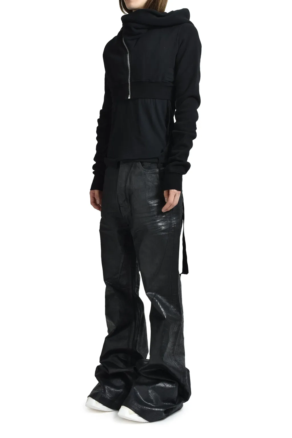 Micro Mountain Hoodie / Black