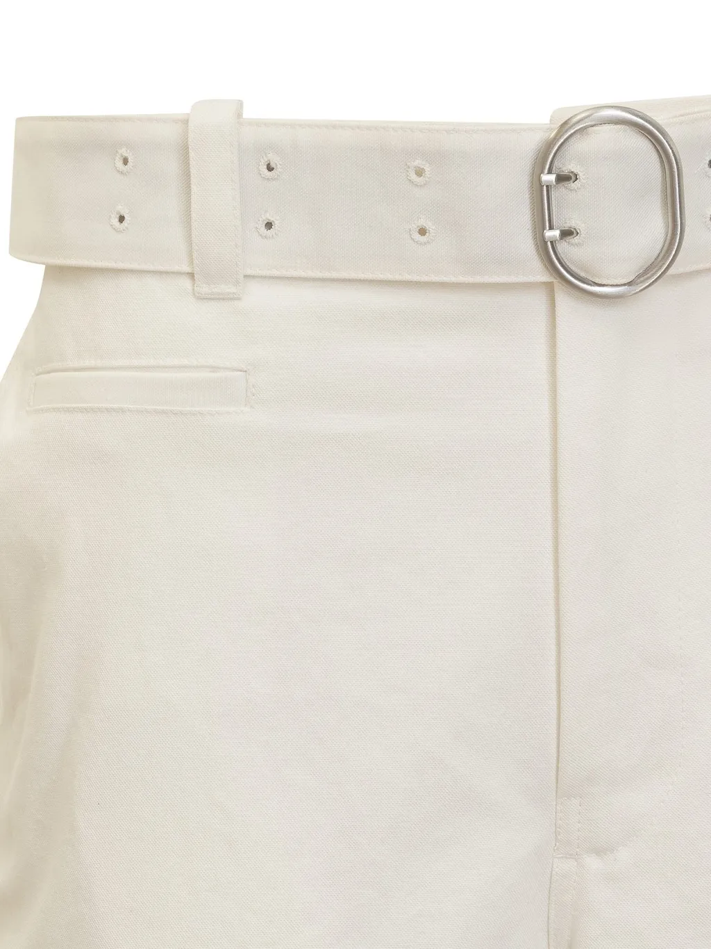 Jil Sander Belted-Waist Wide-Leg Pants