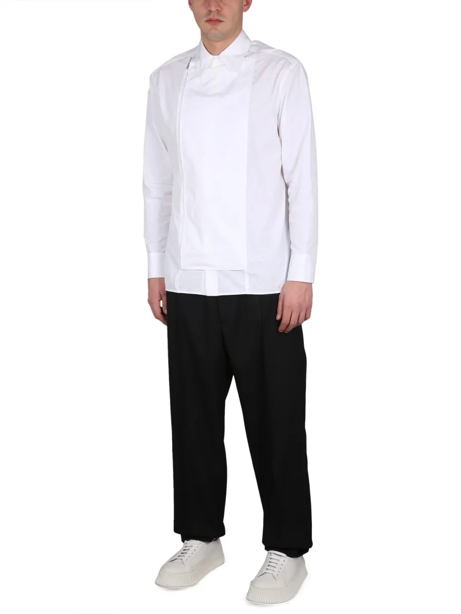 Jil Sander Zipped Long-Sleeved Shirt