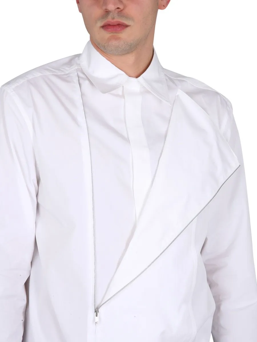 Jil Sander Zipped Long-Sleeved Shirt