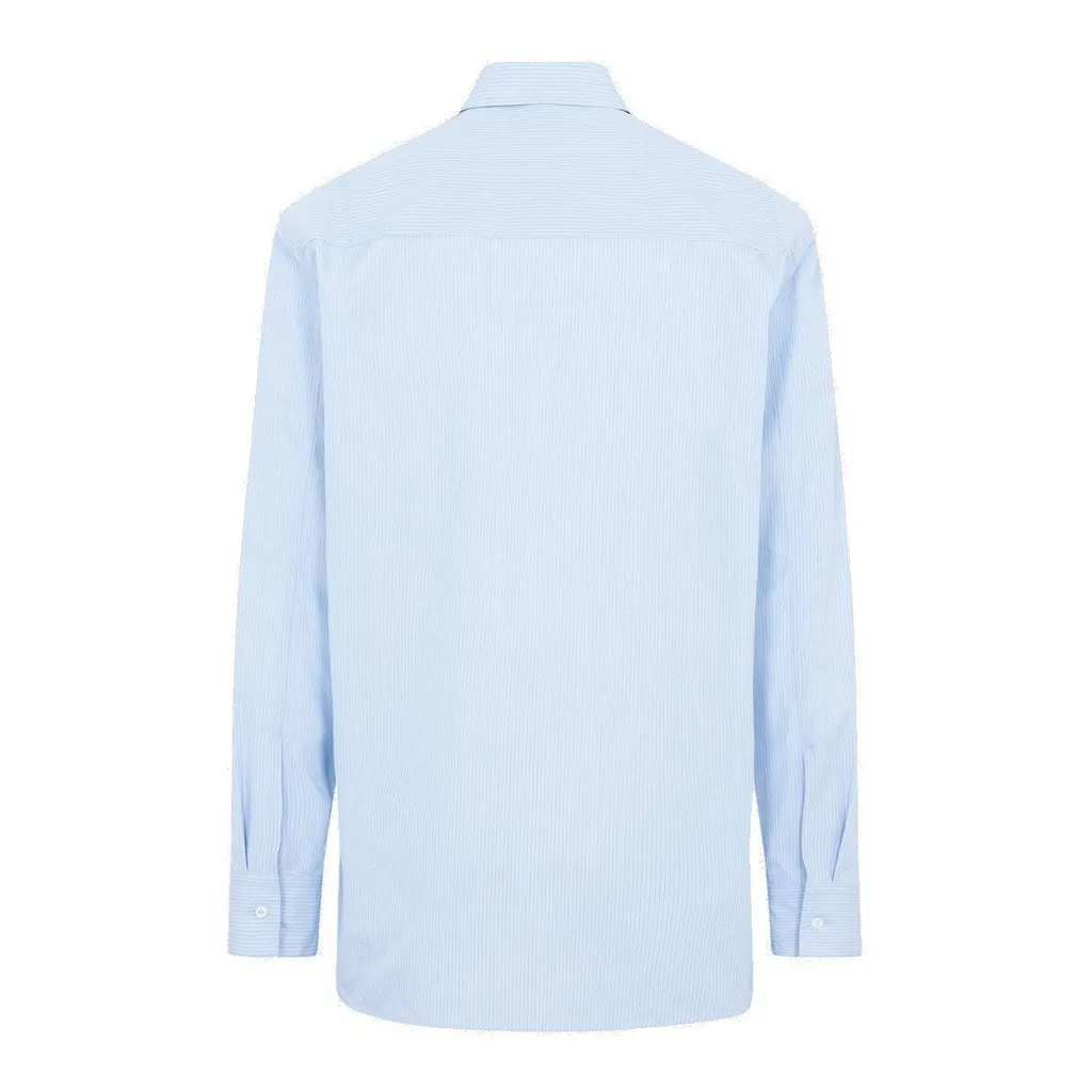 Jil Sander Pinstriped Long-Sleeved Shirt