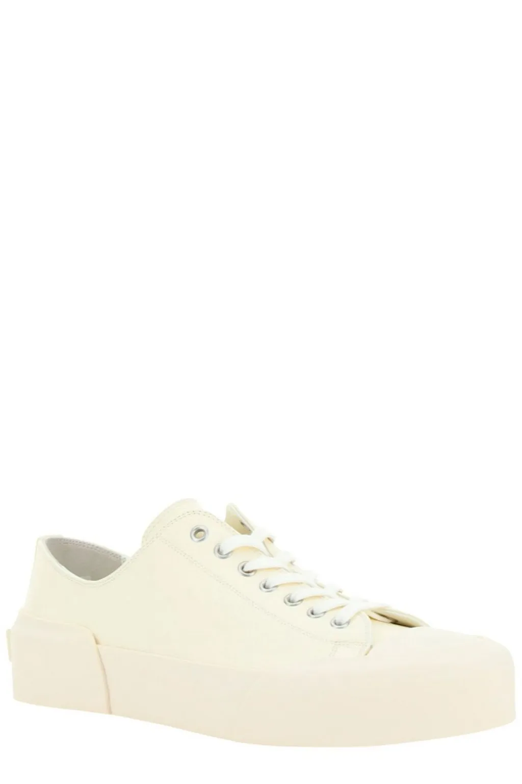 Jil Sander Lace-Up Low-Top Sneakers