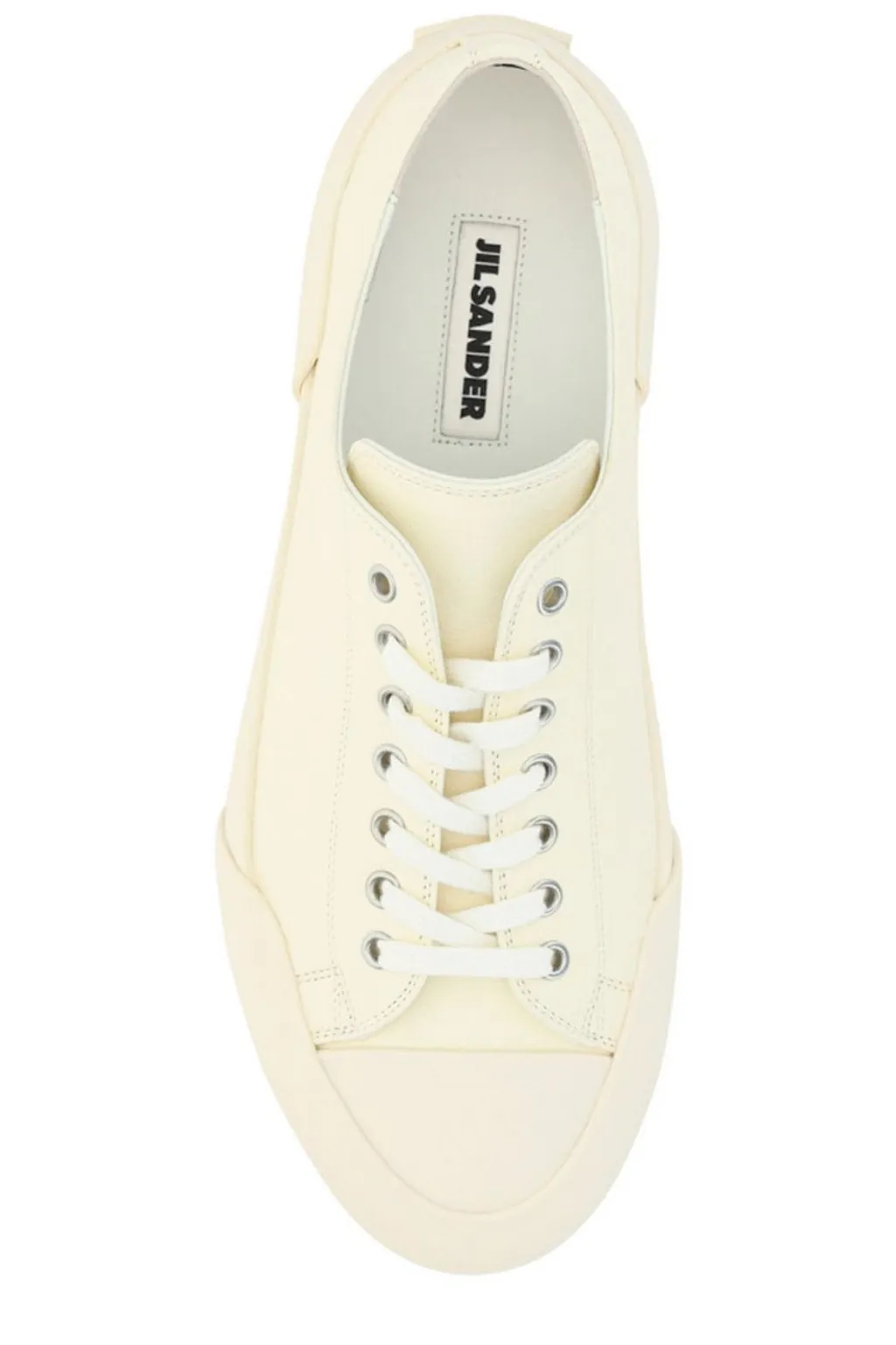 Jil Sander Lace-Up Low-Top Sneakers