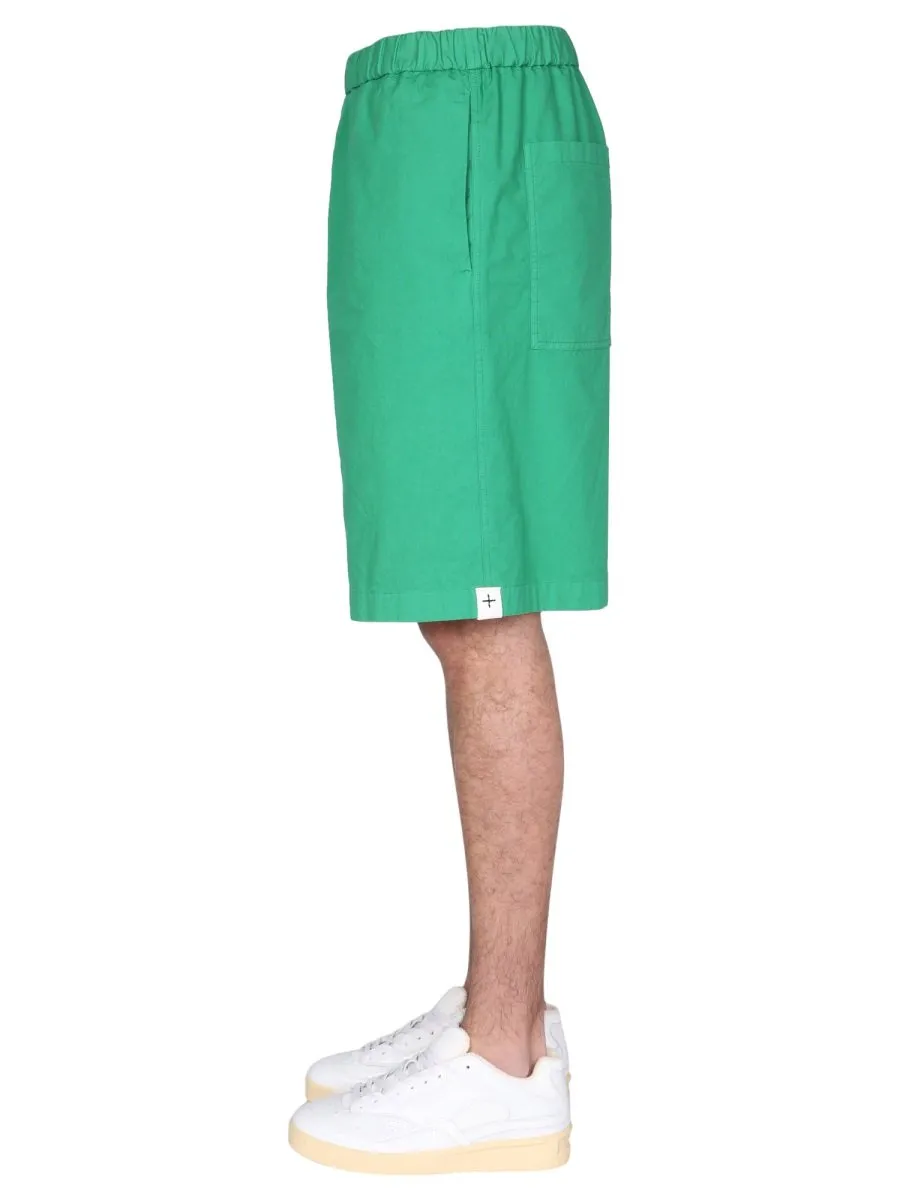 Jil Sander High Waist Knee-Length Shorts