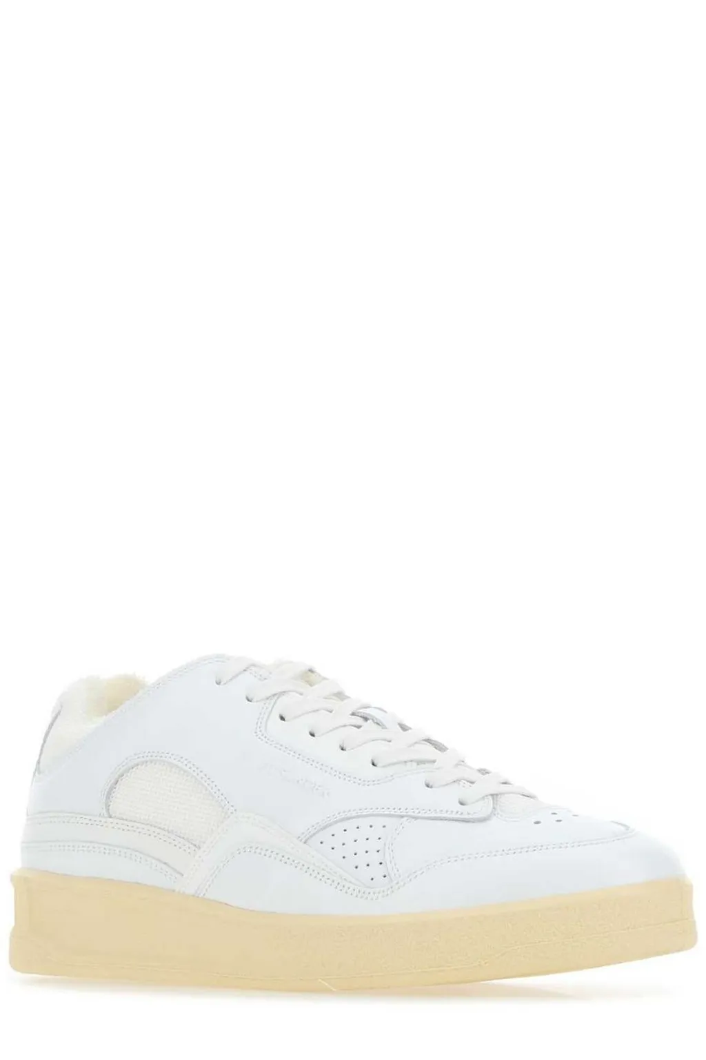 Jil Sander Logo Detailed Lace-Up Sneakers