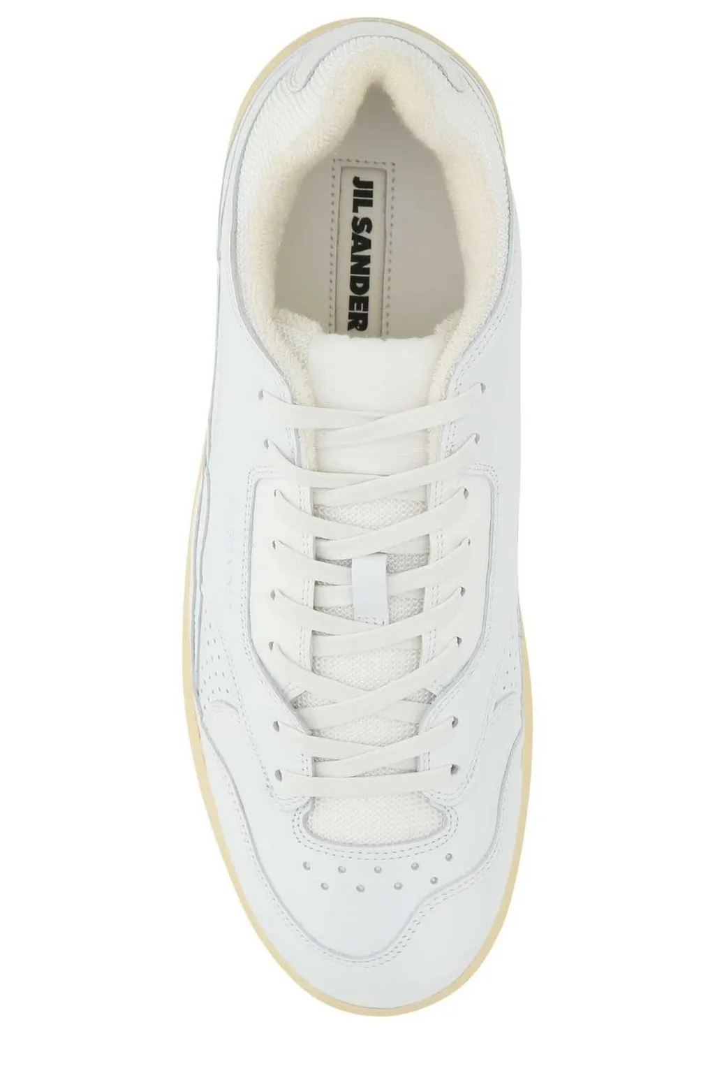 Jil Sander Logo Detailed Lace-Up Sneakers