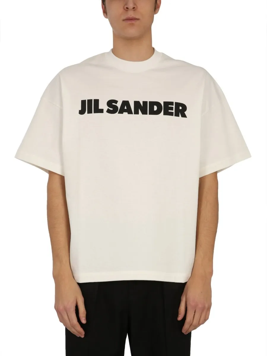 Jil Sander Logo Printed T-Shirt