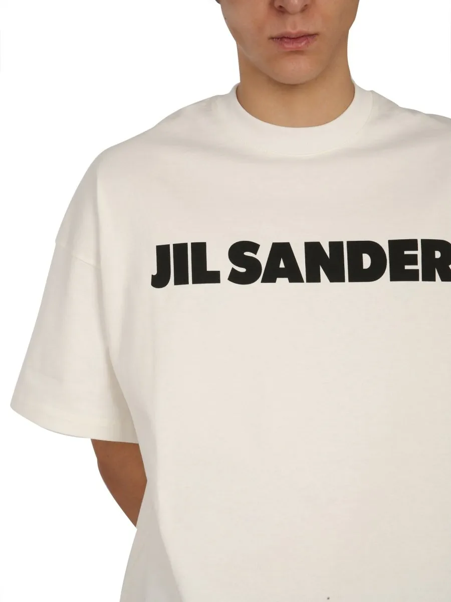 Jil Sander Logo Printed T-Shirt