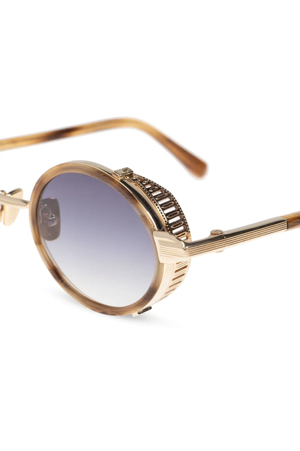 John Dalia Steve Round Sunglasses