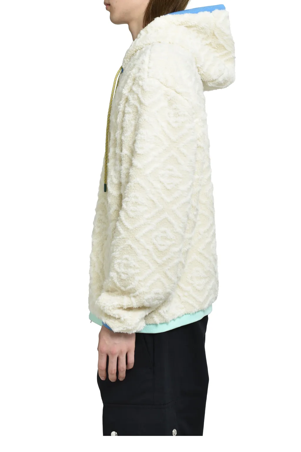 Monogram Fleece Jacket / O.Wht