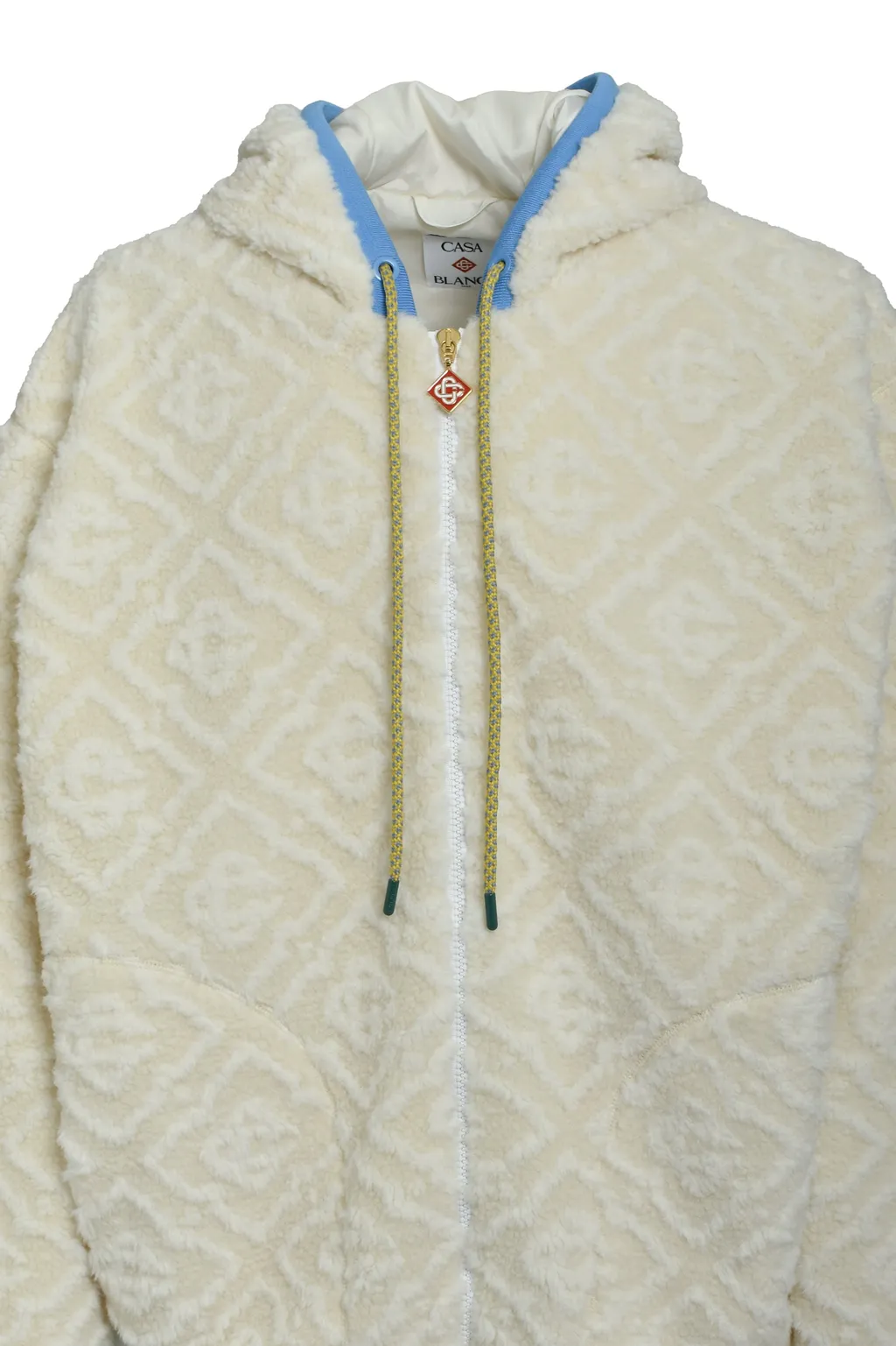 Monogram Fleece Jacket / O.Wht