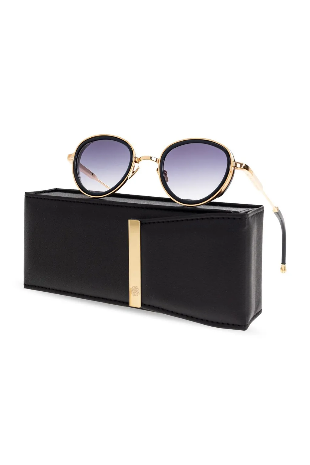 John Dalia Christian Round Sunglasses