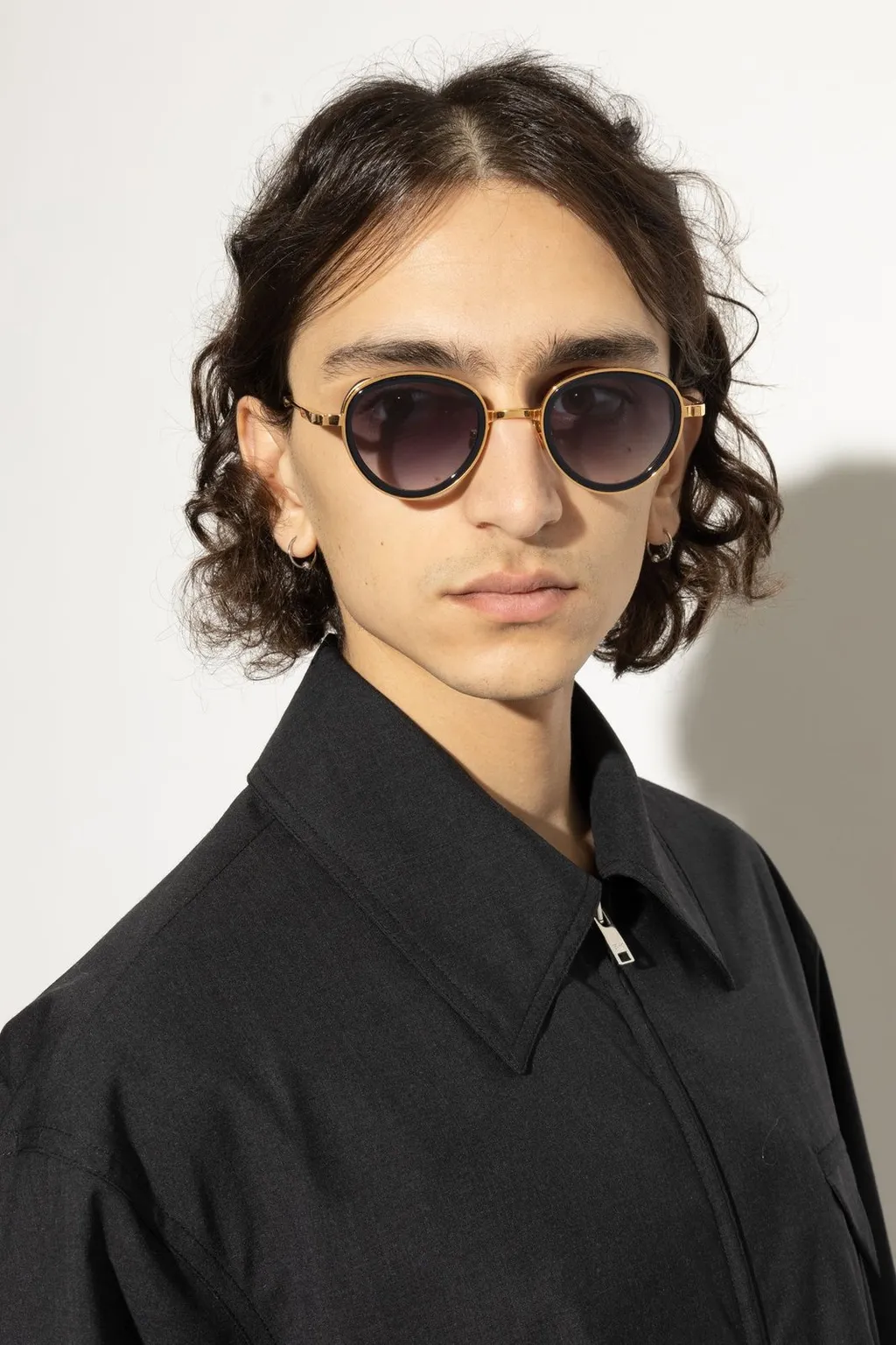 John Dalia Christian Round Sunglasses