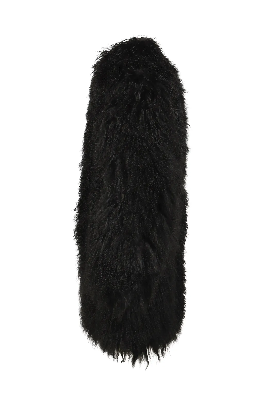 Reversible Mongolian Lambskin Coat / Noir Proxenete