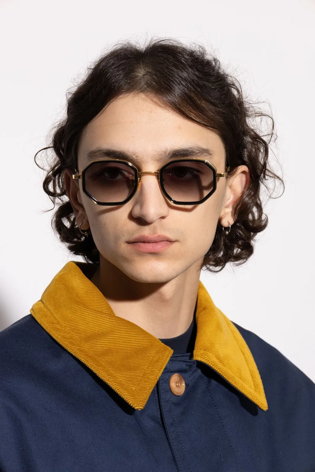 John Dalia Keaton Geometric Sunglasses