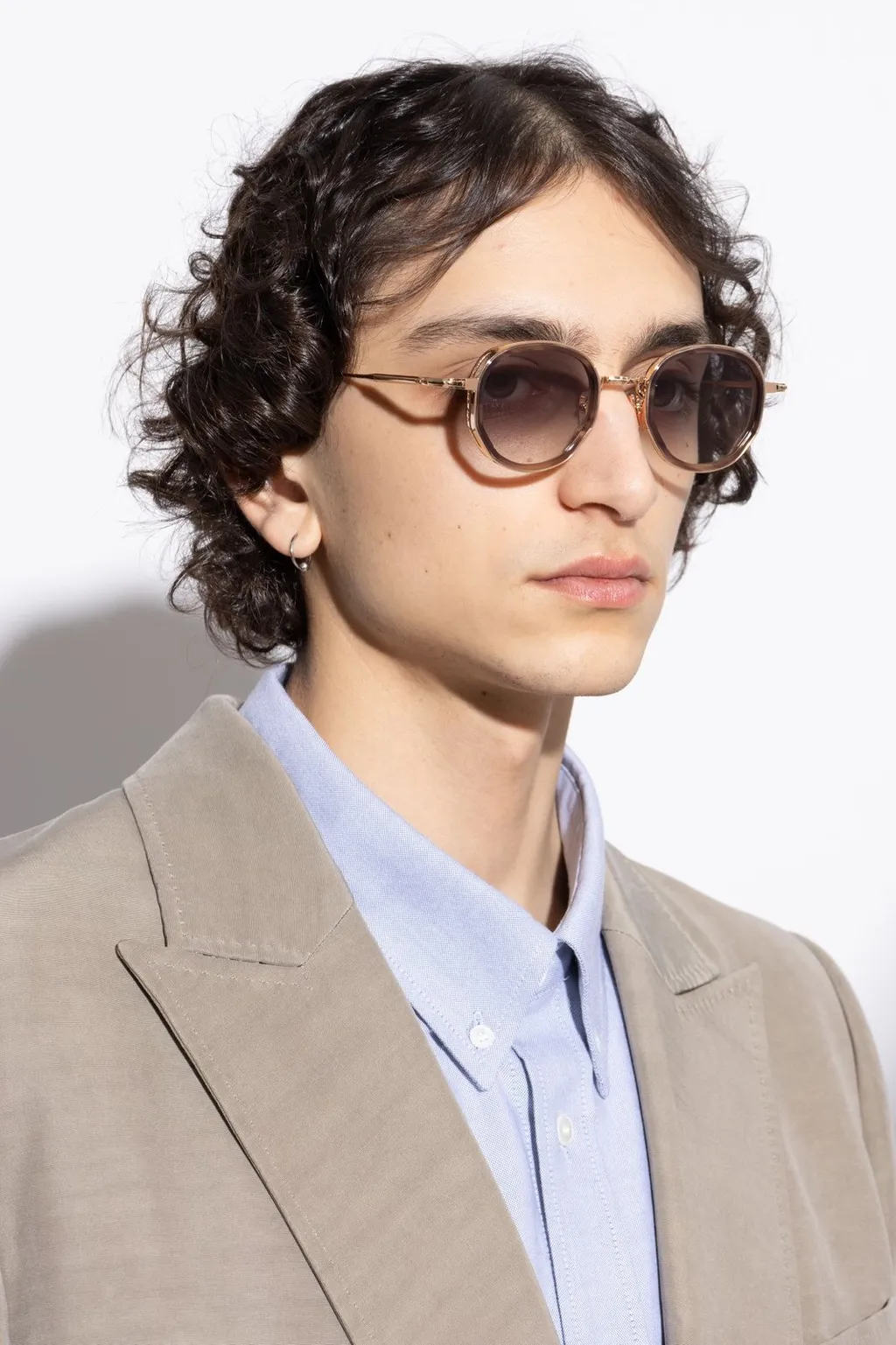John Dalia Gina Round Sunglasses